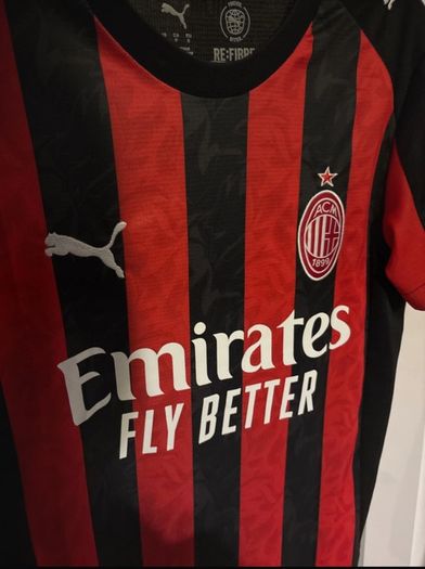 AC milan football jersey