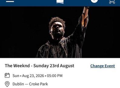 The Weeknd / 2 premium level tickets for Sunday 23rd August