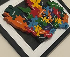 Ireland map jigsaw puzzles