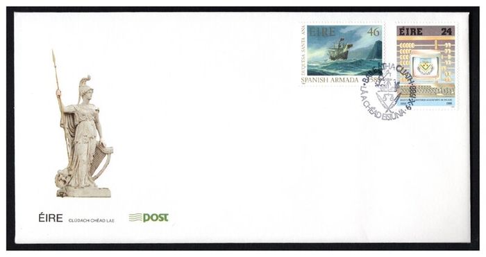 Collection 1988 Ireland Commemorative Stamps An Post First Day Cover (FDC). Collection of 12 covers.