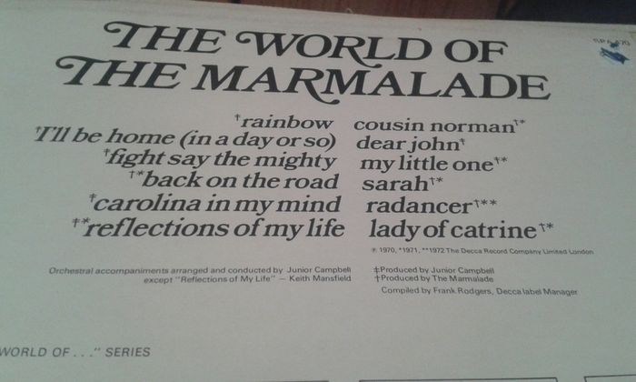 The Marmalade.