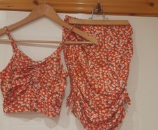 girls skirt and top