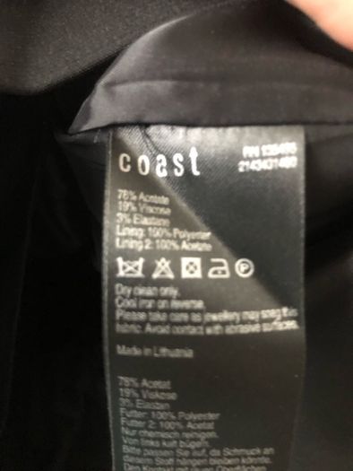 Ladies coast dress size 6 like new reduced