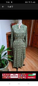 H&M loose fitting dress, new never worn, H&M floral long-sleeve maxi dress. new never worn