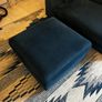 Fabric sofa and pouffe Image 3