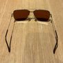 Vintage Menrad Aviator Gold Frame Sunglasses 70s Image 4