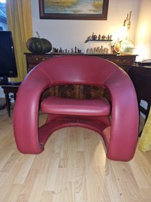 funky red chair