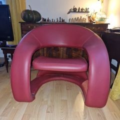 funky red chair