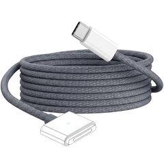 140W USB C to Magnetic 3 Cable 2M Fast Charging Magnetic Charger Cord | Compatible with MacBook Air 13/15 Inch(M2, M4, 2025), MacBook Pro 14/16 Inch (M1/M2/M3 Pro/Max 2021-2024),Strong Magnet