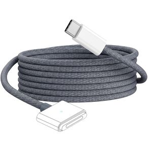 140W USB C to Magnetic 3 Cable 2M Fast Charging Magnetic Charger Cord | Compatible with MacBook Air 13/15 Inch(M2, M4, 2025), MacBook Pro 14/16 Inch (M1/M2/M3 Pro/Max 2021-2024),Strong Magnet