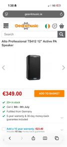 ALTO TS412 Speakers & Bags