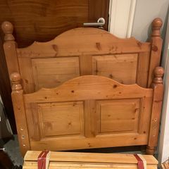Extremely Solid Single Wooden Bed Frame - Can Deliver