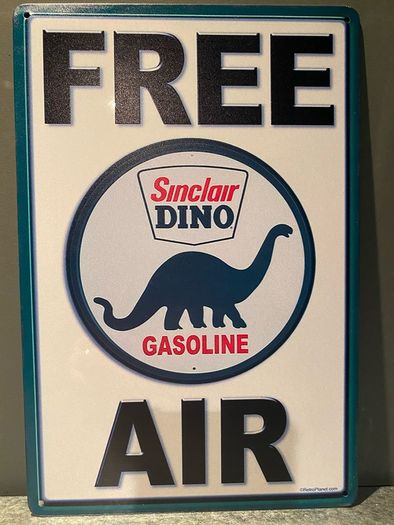 Sinclair oil Tin Metal sign