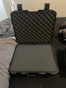 BRAND NEW Portable Dry Tool Box Impact Resistant Tool Case W/Pre-cut Foam 420x350x118mm