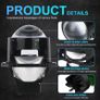 2PCS 3 Inch Bi LED Projector Headlights Lenses for Hella LED Lights Projector 120W 40000LM Diode Headlamp Car Accessories Image 3