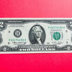 Usa  2  Dollars  1976  Commemorative Issue  Letter    (  H 8 )  St Louis ( Uncirculated )