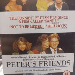 Peter's Friends Dvd Kenneth Branagh Hugh Laurie Stephen Fry Tony Slattery Comedy Movie