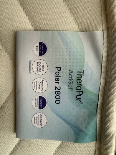 Nearly new Dreams TheraPur ActiGel Polar 2800 super king mattress