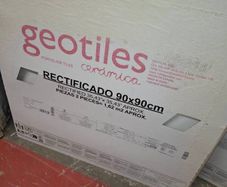 90x90 polished porcelain tiles (35 per m2)also in matt