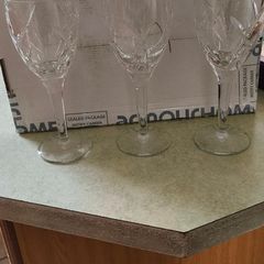 Waterford Crystal John Rocha Signature White  Wine Glasses 21 x 7.5 cm. 3 in total at 55.00 euro each. or all 3 as one lot for 150.00 euro .