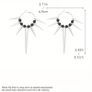 Gothic Stud Earrings Image 2