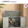 Auli Locking Metal Bike Shed Image 6