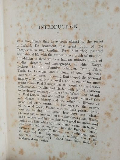 Contemporary Ireland by L. Paul-Dubois. With an Introduction by T. M. Kettle (GT506)