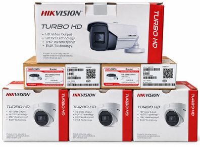 Hikvision 5MP CCTV Cameras and Junction Boxes