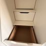 White Triple Bunk Bed with Drawers and Slide Image 10