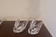 glass swans