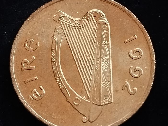 Ireland - 1992 - 20 Pence - Horse - KM.25 - High Grade - [847]