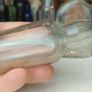 499 - Set of 6 Vintage Clear Glass Screw Cork Top Collectible Decorative Bottles and Jars Image 9