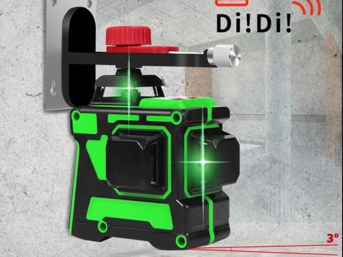New Laser Level 12 Lines 3D Level Self-Leveling 360 Horizontal And Vertical Cross Super Powerful Green Laser Level