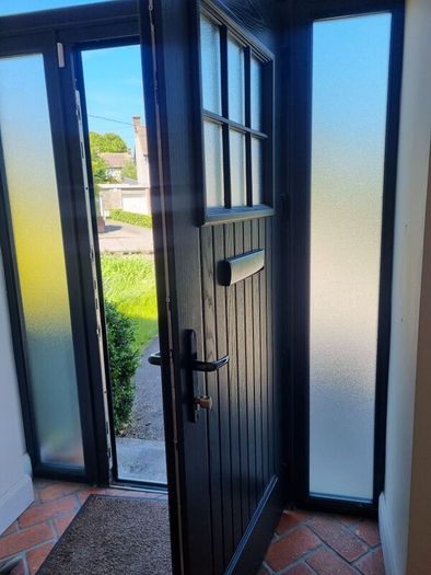 Composite external door
