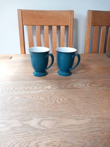 Denby Greenwich Mugs X 2