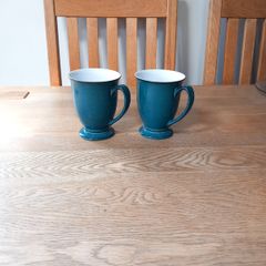 Denby Greenwich Mugs X 2