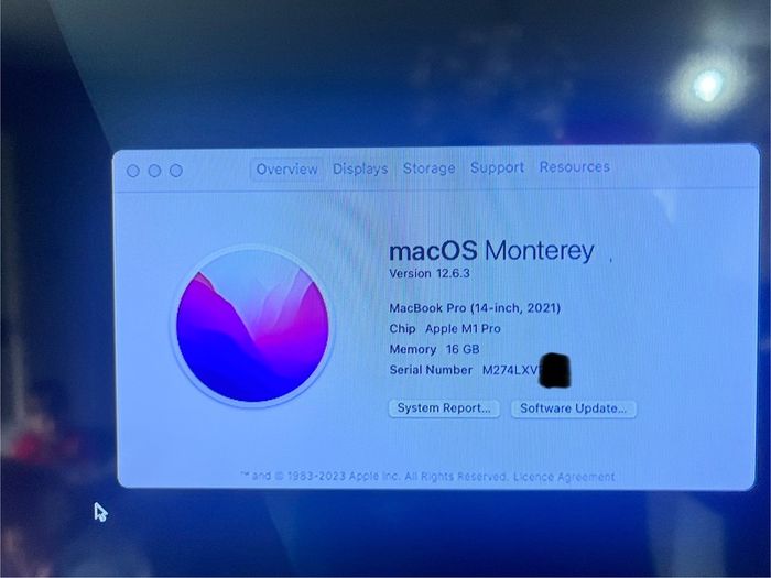 Macbook Pro M1 14" needs screen