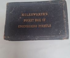 Antique engineering book