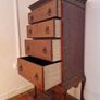 Antique Tallboy Chest Drawers Image 8