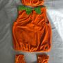 Baby Halloween Pumpkin 3Pcs Costume 6-12mo Image 2