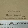 1828 Signed Irish Free Frank. Earl of Clancarty Ballinasloe. Napoleonic Diplomat Memorabilia. Image 3