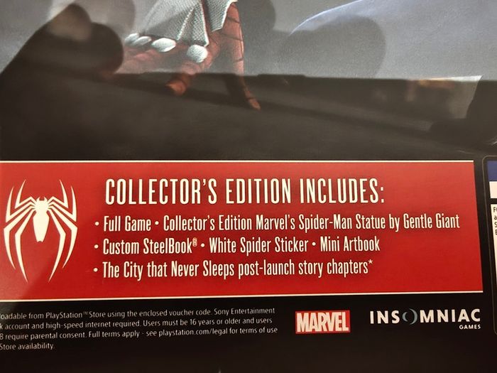 New Marvel's Spider-Man - Collector's Edition - PS4