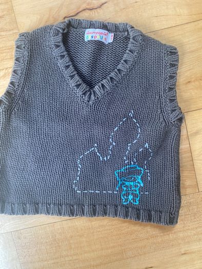Unisex cotton knitted tank top Compagnie des Petits  12-18 months