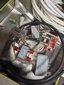 Coax cables and tv splitters