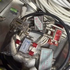 Coax cables and tv splitters