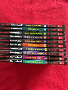 Goosebumps book set