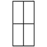 Walk-in Shower Screen Tempered Glass 90x195 cm Image 2