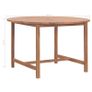 Garden Table 120 x 76 cm Solid Teak Wood Image 7