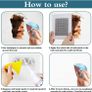 4'' By 4'' Wall Repair Patch, 5 Pcs Plasterboard Patch, Plaster Repair Kit, Safe Mend Plaster, Safe mend Drywall Adhesive, Filler For Walls Ceiling Hole, Self Adhesive Aluminum Mesh Wall Repair Image 5