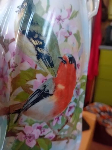 Lustrewear Bird Vase Tall
